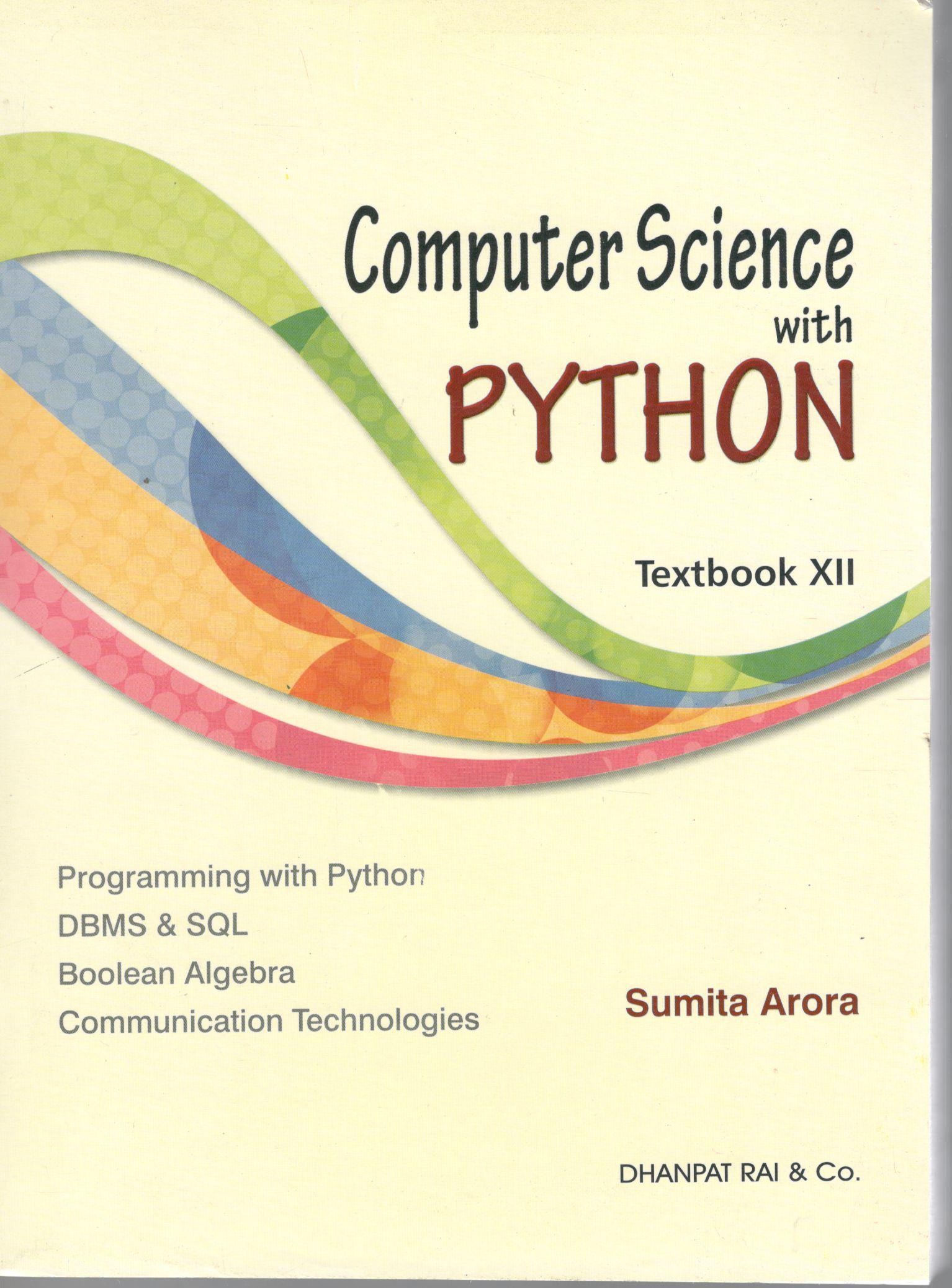 S Dhanpat Rai Computer Science Python Pdf Class 11